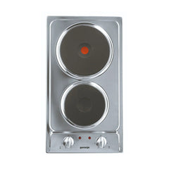 Gorenje Hob 30Cm 2 Electric Burners Inox | EM-300E
