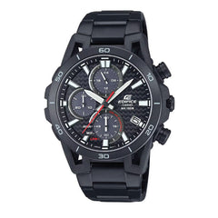 Casio Edifice SOSPENSIONE Men Solar Chronograph Watch - Black | EQS-960DC-1AVUDF