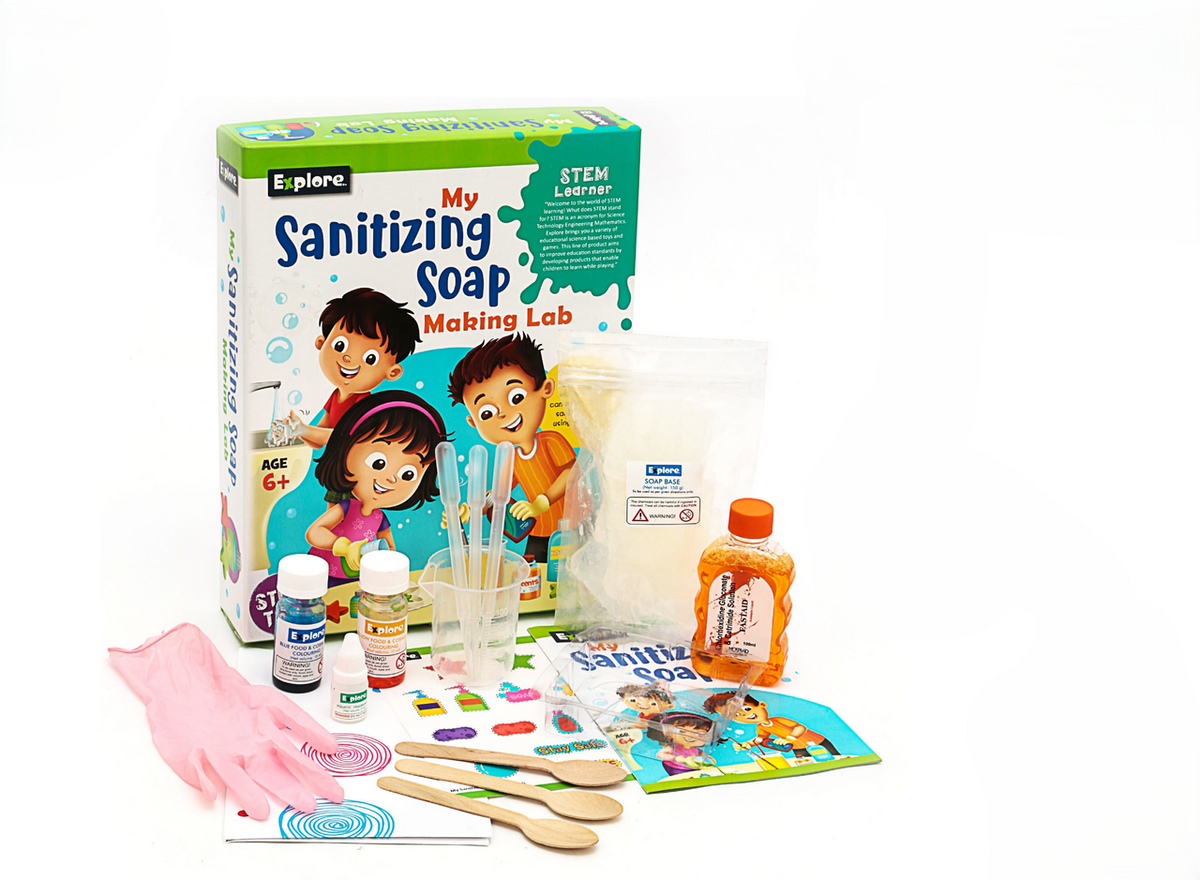 Explore My Sanitizing Soap Making Lab | 13061
