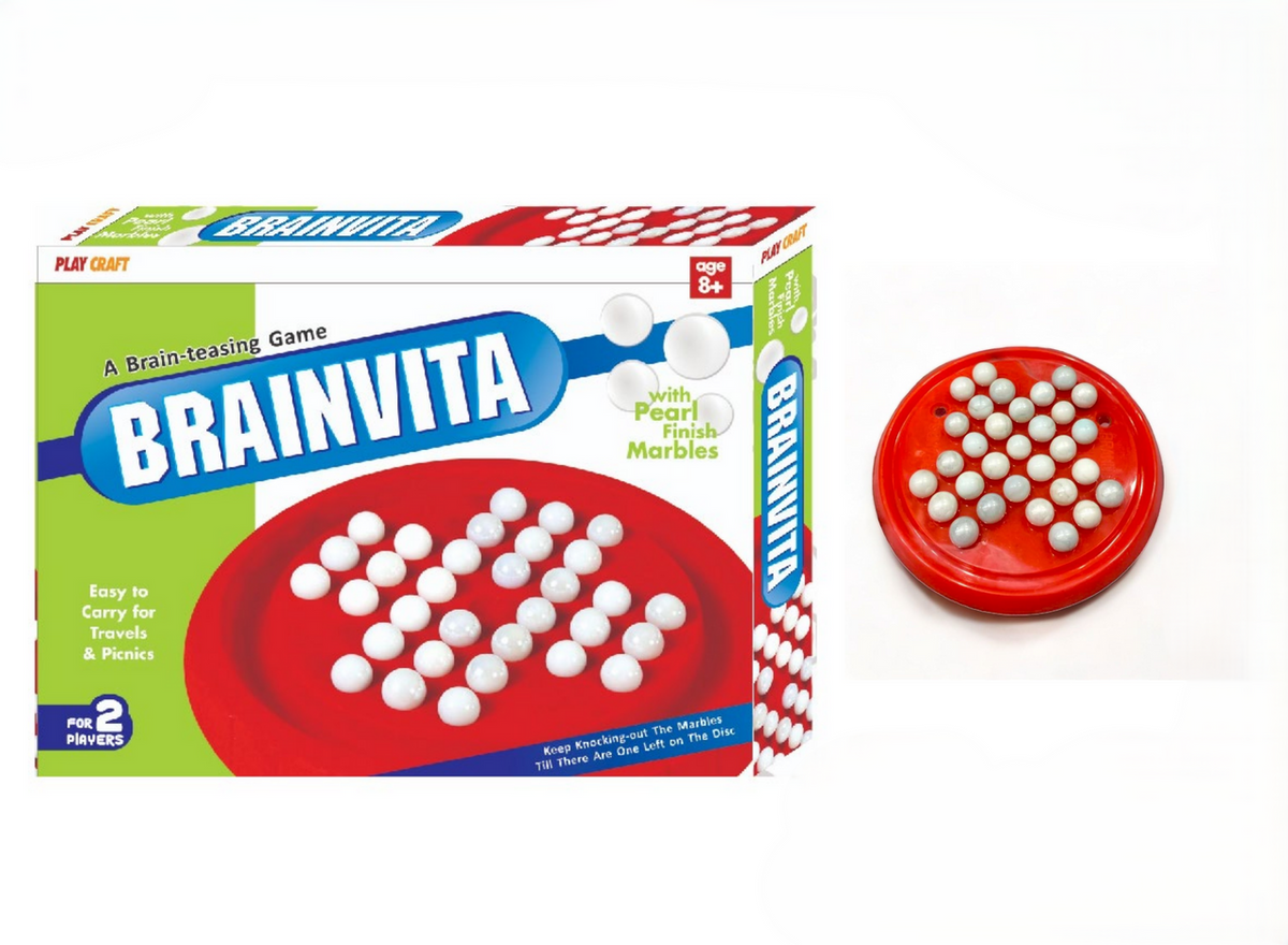 Play Craft A Brain Teasing Game Brainvita With Pearl Finish Marbles | 61