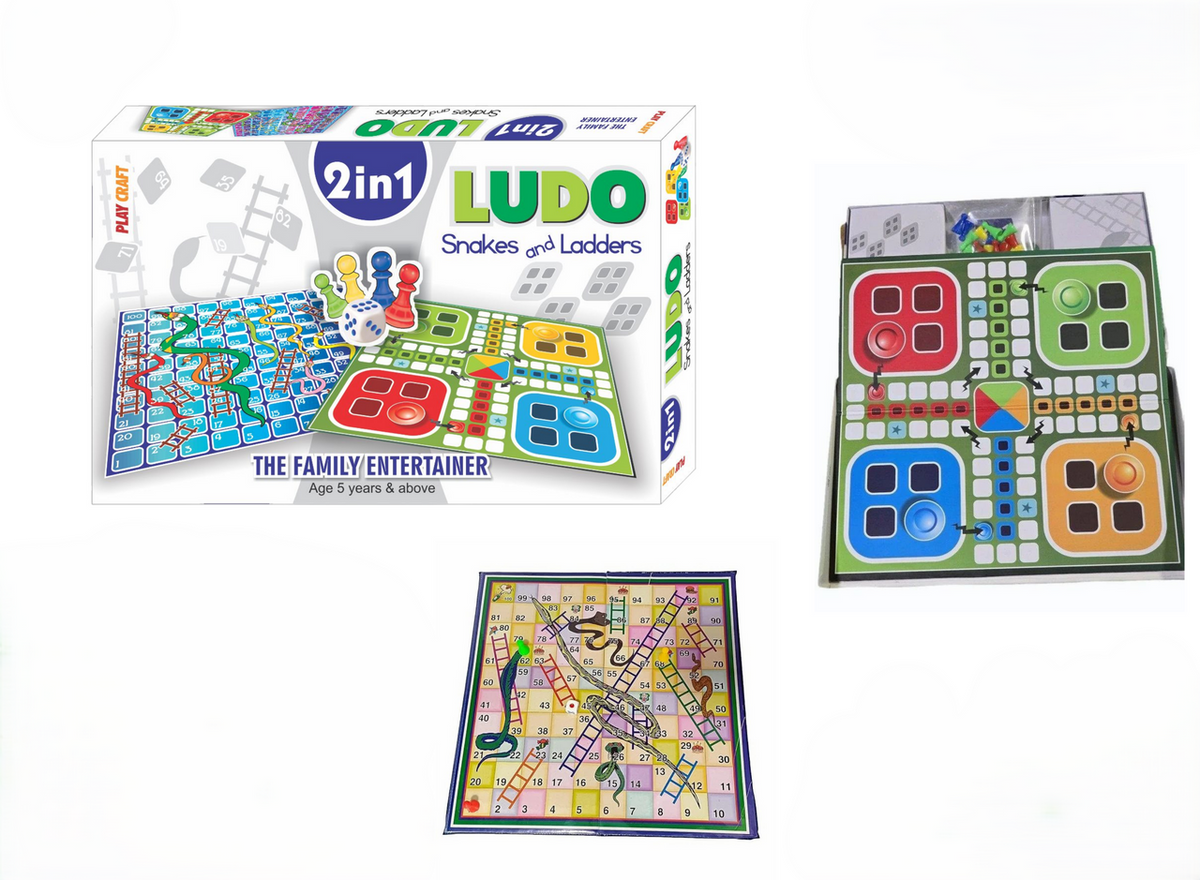 Play Craft 2-in-1 Ludo & Snakes & Ladders | 78