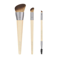 مجموعة فرشاة EcoTools New Natural لإخفاء العيوب وتجميل وتحديد ملامح الوجه (3 فراشٍ) | 278171