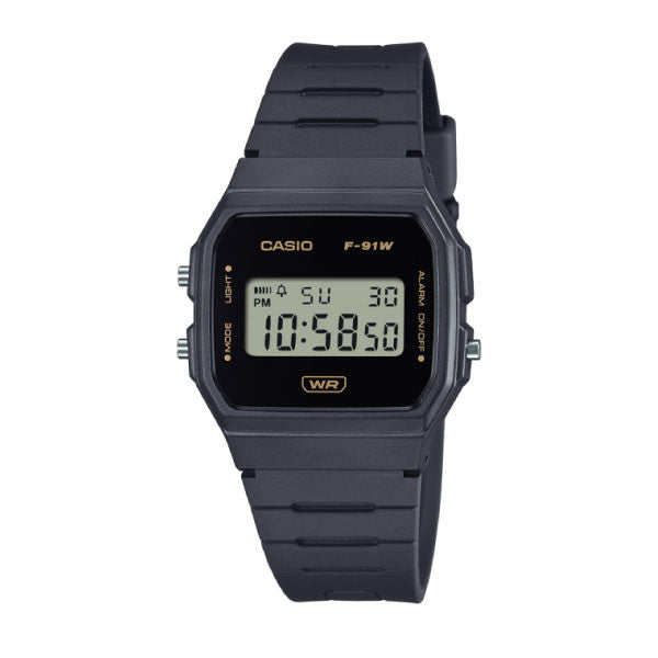 Casio Vintage Digital Men Watch - Grey | F-91WB-8ADF
