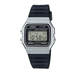Casio Digital Watch – Stainless-Steel Case, Black Dial & Resin Strap | F-91WM-7ADF