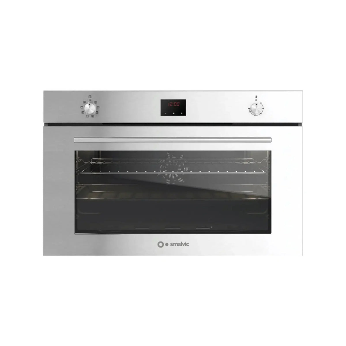 SMALVIC Oven 90Cm Gas/Gas Stainless Steel | F90GGX2F