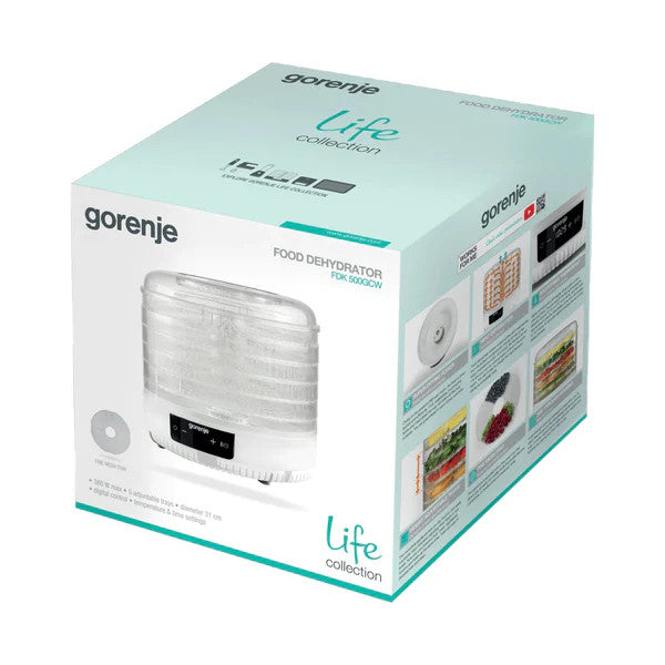 Gorenje Dehydrator 380W 5 layers | FDK500GCW