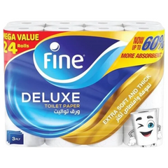 Fine Toilet Paper Deluxe 24 Rolls | F0003318