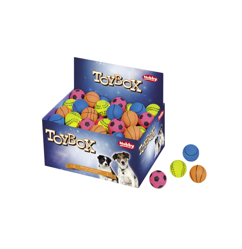 Nobby Foam Rubber Balls Assorted 5.7cm Dog Toy | 67225