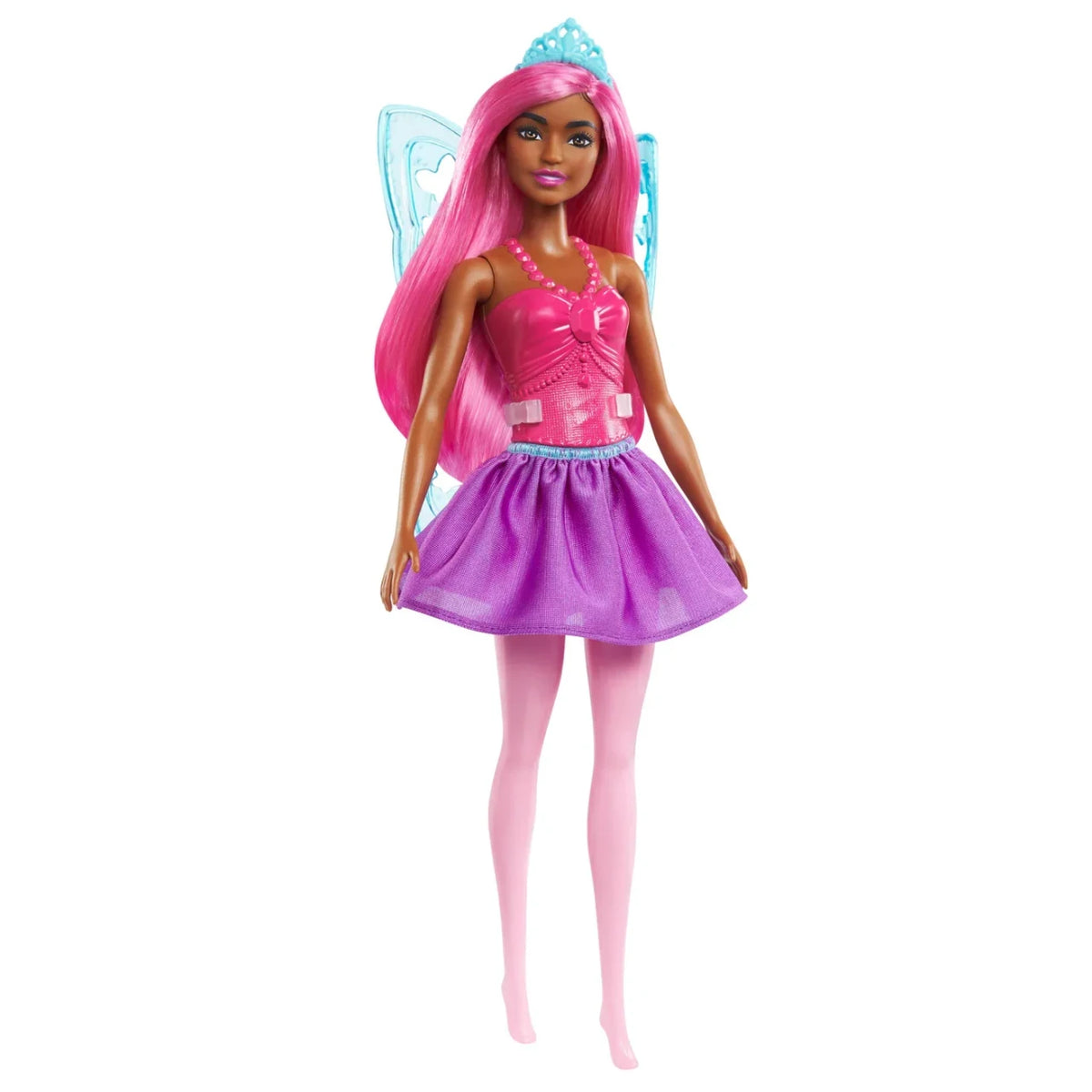 Barbie Dreamtopia Fairy Doll with Purple Hair & Star Wings - Pink | FXT02