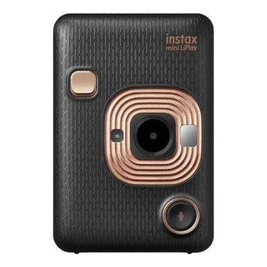 Fujifilm Instax Mini LiPlay - Compact Hybrid Instant Camera - Elegant Black | FUIHMLPCB