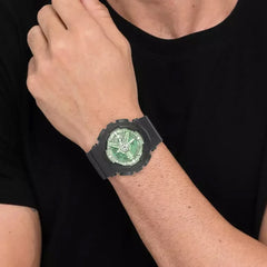Casio G-SHOCK Casual Men Analog-Digital Watch - Black & Sage Green | GA-110CD-1A3DR