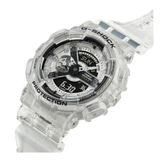 Casio G-SHOCK 40th Anniversary Clear Remix Casual Men Analog-Digital Watch - Transparent White | GA-114RX-7ADR