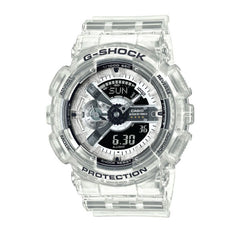 Casio G-SHOCK 40th Anniversary Clear Remix Casual Men Analog-Digital Watch - Transparent White | GA-114RX-7ADR