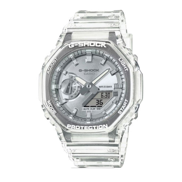 Casio G-SHOCK Analogue-Digital Men Watch - Transparent | GA-2100BM-7A8DR