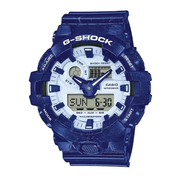 Casio G-SHOCK Casual Men Watch - Blue | GA-700BWP-2ADR