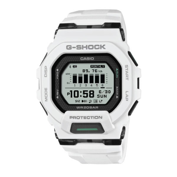 Casio G-SHOCK Bluetooth Digital Men Watch - White | GBD-200-7DR
