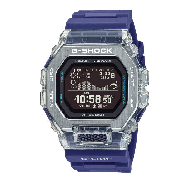 Casio G-SHOCK Bluetooth Digital Men Watch - Blue | GBX-100S-2DR