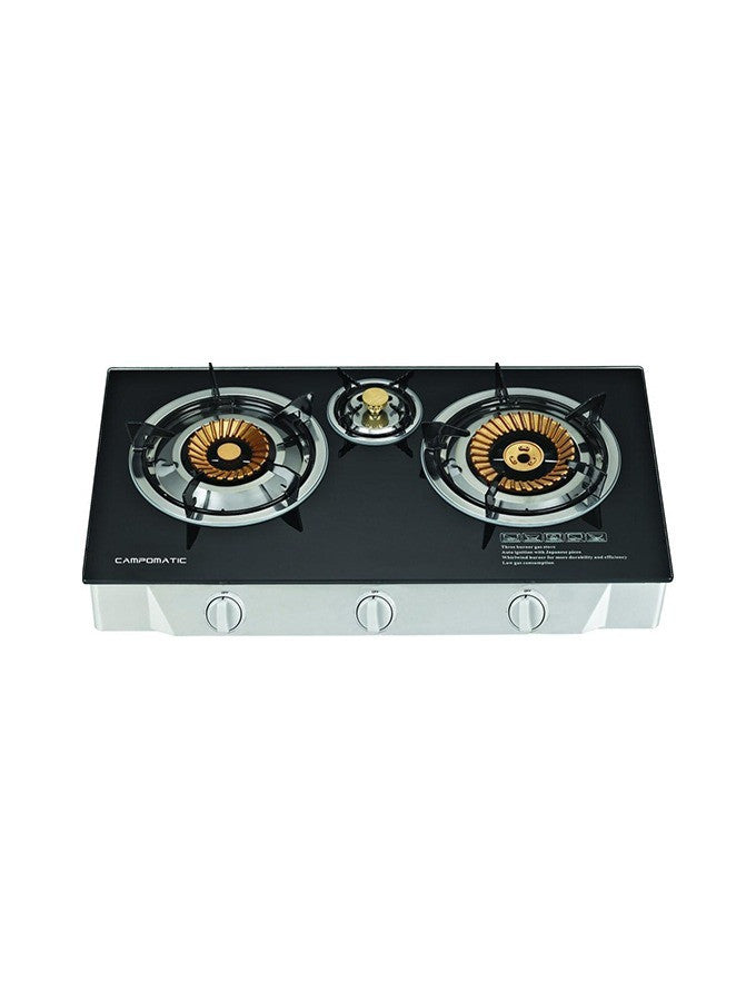 Campomatic gas cooker 3 burners | GC300BG