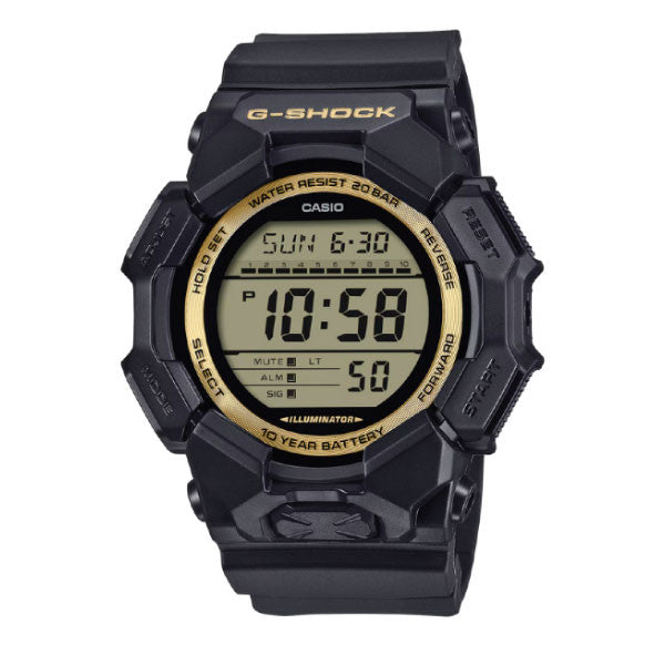 Casio G-SHOCK Digital Men Watch - Black & Gold | GD-010GB-1A9DR
