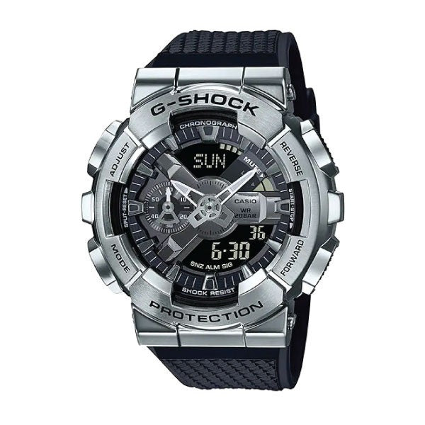 Casio G-SHOCK Metal Men Watch - Black / Silver | GM-110-1ADR