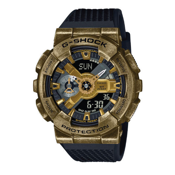 Casio G-SHOCK Metal Men Analog-Digital Watch - Black & Gold | GM-110VG-1A9DR