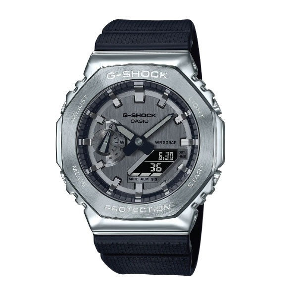 Casio G-SHOCK Metal Men Watch - Black / Silver | GM-2100-1ADR