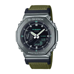 Casio G-SHOCK Utility Metal Men Analog-Digital Watch - Green & Grey | GM-2100CB-3ADR