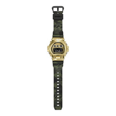 Casio G-SHOCK Casual Men Watch - Green Camouflage / Gold | GM-6900CMG-3DR