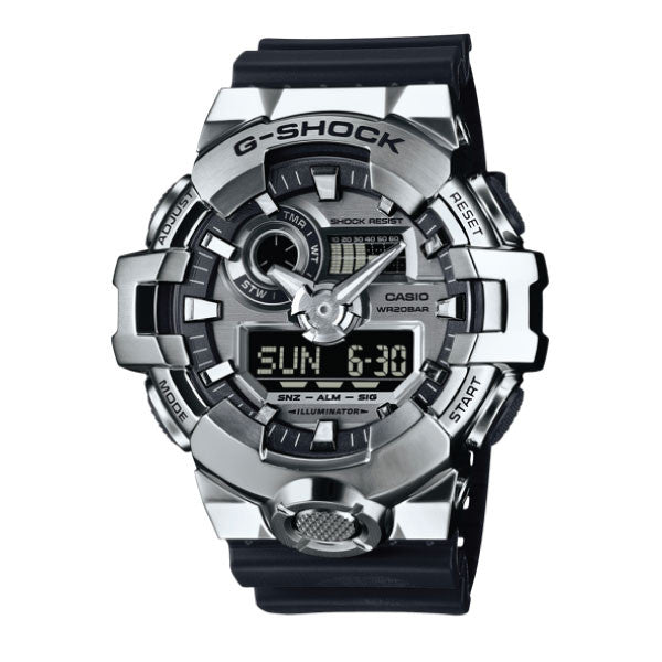 Casio G-SHOCK G-STEEL Casual Men Analog-Digital Watch - Black & Silver | GM-700-1ADR