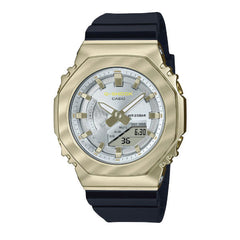 Casio G-SHOCK Metal-Covered Women Analog-Digital Watch - Silver & Light Gold | GM-S2100BC-1ADR