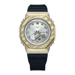 Casio G-SHOCK Metal-Covered Women Analog-Digital Watch - Silver & Light Gold | GM-S2100BC-1ADR