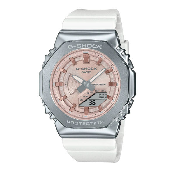 Casio G-SHOCK Metal-Covered Women Analog-Digital Watch - Grey & Pink | GM-S2100WS-7ADRn Analog-Digital Watch - Beige & Yellow | GMA-S2100NC-4ADR