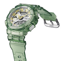 Casio G-SHOCK Gold and Silver Skeleton Women Watch - Green | GMA-S110GS-3ADR