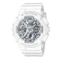Casio G-SHOCK Analog-Digital Women Watch - White & Silver | GMA-S120VA-7ADR