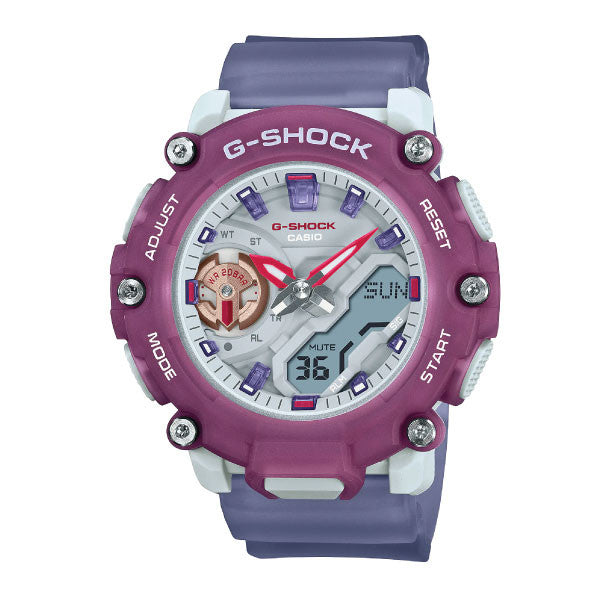 Casio G-SHOCK Peaceful Outdoor Colors Women Analog-Digital Watch - Purple & Multicolor | GMA-S2200PE-6ADR