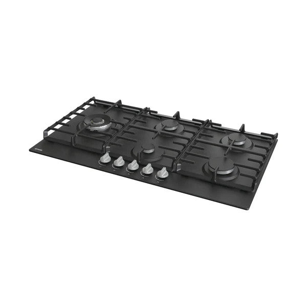 GORENJE Hob 90 Cm 5 Gas Burners Safety Cast Iron Black |  GW951MB