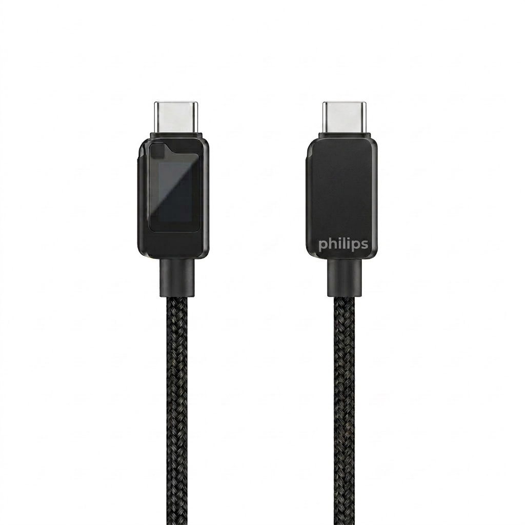 Philips USB-C to USB-C Cable 100W 1m - Black | DLC5011CB/70