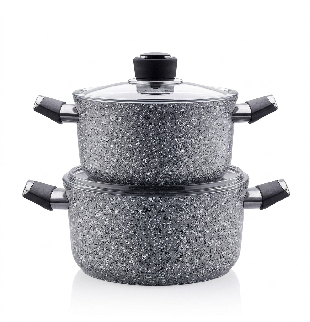 Korkmaz Set of 2 Palma Casserole 18 + 24 cm