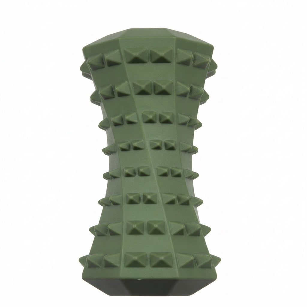 Nobby Prickly Dumbbell Squeaky & Chew Dog Toy | SW0189