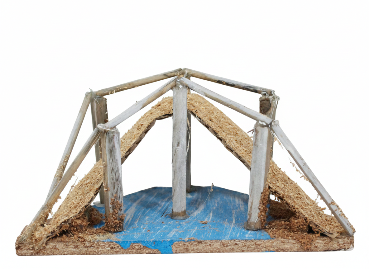 Christmas Nativity Wooden Stable Shelter | AUS0895