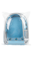 Oem Pet Backpack Carrier with Side Zipper - Blue