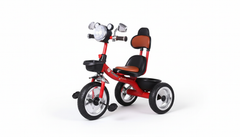 Red Kids Tricycle with Headlight & Backrest | Q5