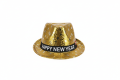Happy New Year Party Hat – Gold Sparkle Edition | AL1843