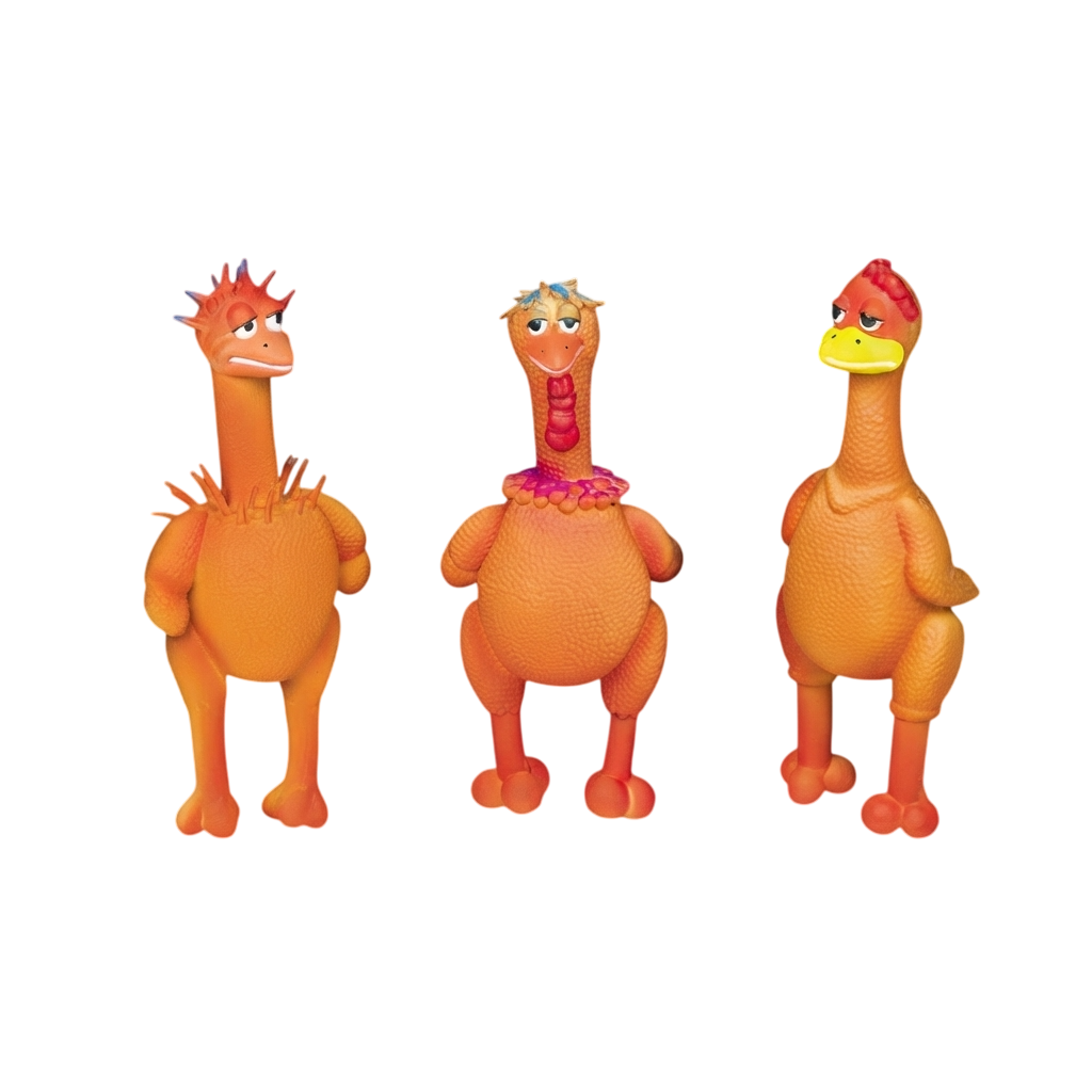 Nobby Latex Figure "Cool Chicken" 21–22cm Dog Toy | 67004