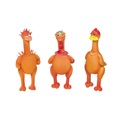 Nobby Latex Figure "Cool Chicken" 21–22cm Dog Toy | 67004