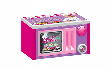 Barbie Kids Microwave Playset with Plates & Utensils | 1615