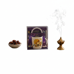Ramadan Kareem Ceramic Mug – Golden Mosque Night Design (Gift Box) | 7161-9
