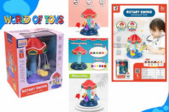Rotary Swing Amusement Park - Music, Lights & 360° Rotation Toy (22.5 cm) | ZR212