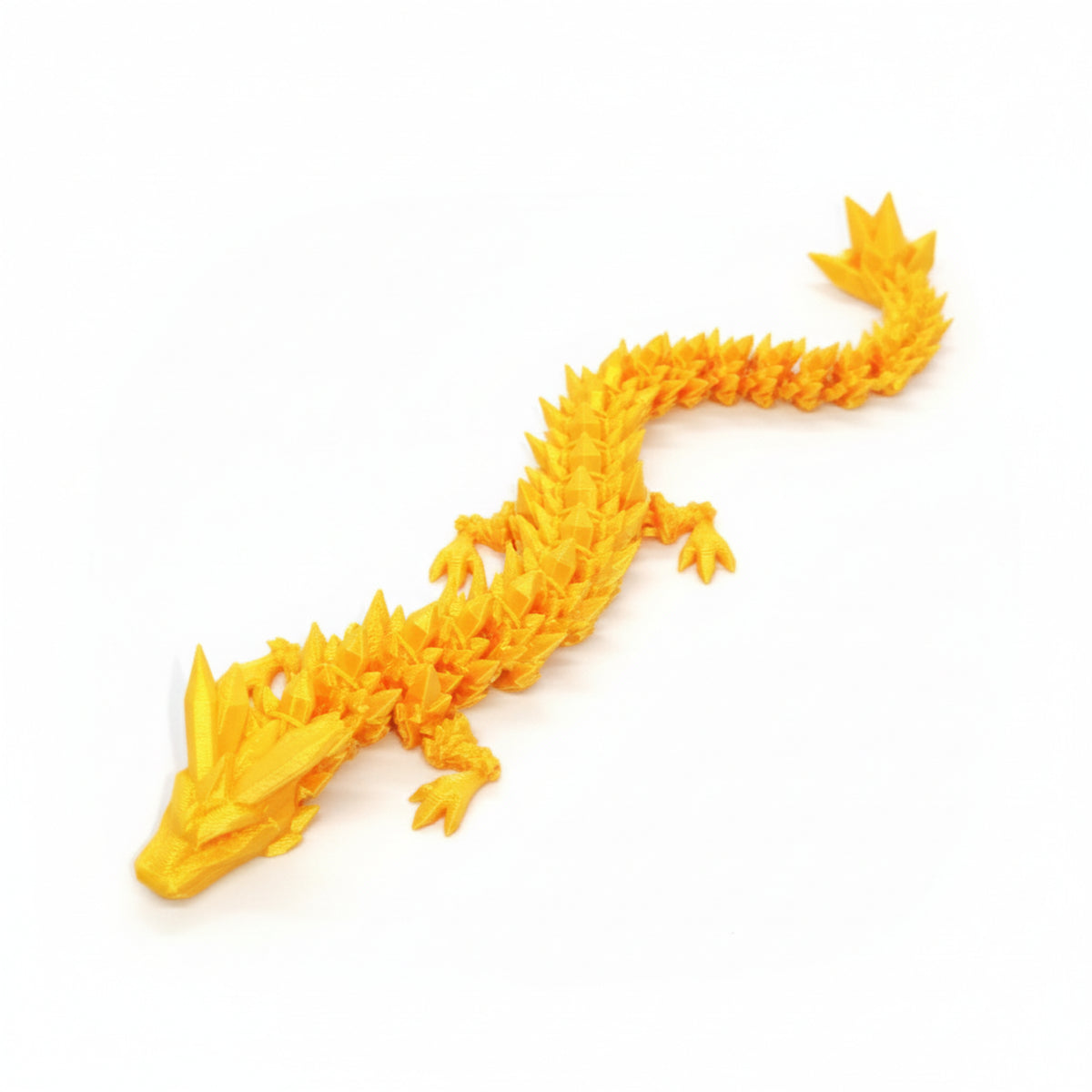3D Flexible Dragon Toy - Yellow | C-009