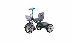 Green Kids Tricycle with Front Basket & Comfort Seat | 900